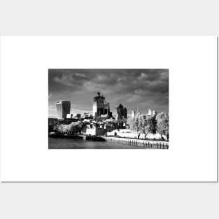 Cityscape Skyline City of London Posters and Art